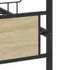 Каркас кровати VidaXL 3325101 дуб 207×207 см Photo 9