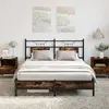 Каркас кровати VidaXL 4106889 дуб 142.5×196×91.5 см Photo 2