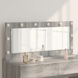 Mirror VidaXL dressing table mirror gray Sonoma