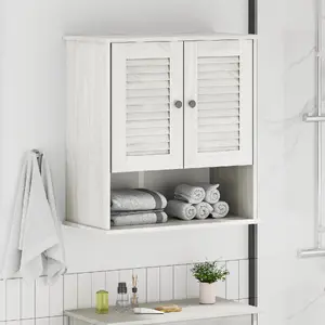 Настенная шкафчик для ванной VidaXL 67,5 x 34 x 71,5 см Белый
