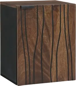 Настенная шкафчик для ванной VidaXL 38 x 33,5 x 48 см массив и инженерная древесина