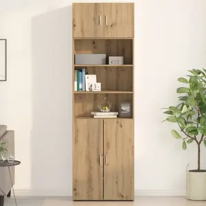 Навесной шкаф VidaXL Artisan Дуб 70 x 42,5 x 40 см, инженерная древесина