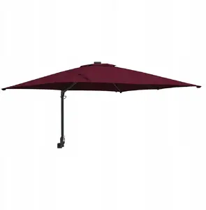 Садовый зонт VidaXL Bordowy 248.5 x 247.5 x 160 см ткань