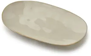 Oval Serving Platter No name BASIC NATURE 31 x 17.5 cm