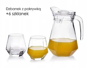 Trauks un 6 glāzes HENDI — krūze 1,4 l, 6 × 330 ml