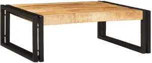 Полка для ванной VidaXL 65 x 50 x 23 см Массив манго и железо