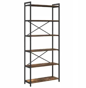 Книжная полка VidaXL дымчатый дуб 80 x 30 x 188 см
