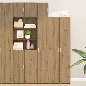 Настенный шкаф VidaXL модель 869148, инженерный дуб, 30×42,5×40 см