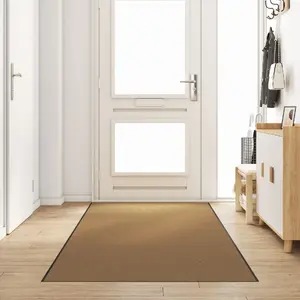 Ieejas paklājs VidaXL 350 x 120 x 0.9 cm poliamīds, krēmkrāsas un melns