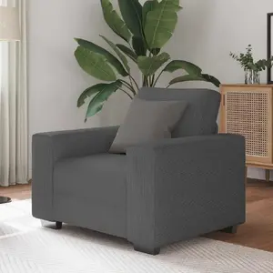 Кресло VidaXL модель 4105187, темно‑серый вельвет (corduroy), ширина сиденья 59 см