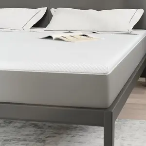 Наматрасник VidaXL 200 x 200 см белый — чехол на матрас, дышащий, гипоаллергенный