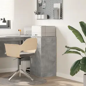 Uzglabāšanas galds VidaXL, pelēks betona izskats, modelis 869549