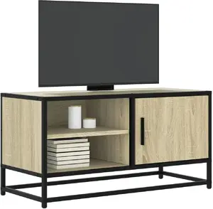 Тумба под телевизор VidaXL модель 848820, цвет дуб сонома, 80 x 34,5 x 40 см