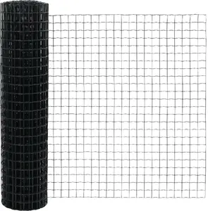 VidaXL Euro Fence с 13 анкерами 1,2 x 25 м оцинкованная сталь серого цвета