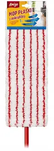 Flat Mop with Telescopic Handle Politan Gosia Model 8813 — refill-compatible flat floor mop
