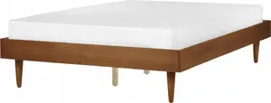 Деревянная кровать Beliani TOUCY 140 x 200 см светлая