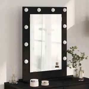 Зеркало VidaXL трюмо Черный дуб, дерево 70 x 50 x 18 см
