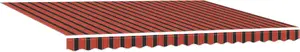 Маркиза (выдвижная) VidaXL 450 x 300 см, ткань оранжево-коричневая