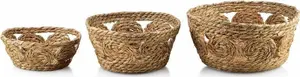 affek design BALI set of 3 baskets 30×15 cm / 27×13 cm / 21×9 cm