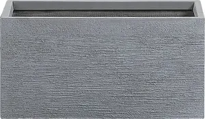 Кашпо Beliani MYRA 50 x 23 x 24 см, серое