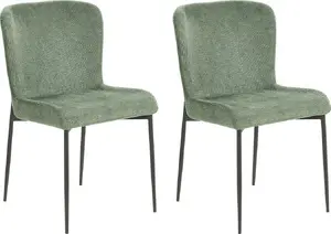 Dining chair set Beliani ADA, 2-piece, green
