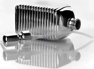 Mājas ziepju dozators BATHLAB TESSA Silver, augstums 19 cm, diametrs 7.8 cm