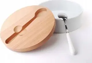 Porcelāna cukura trauks ar karotīti Mondex — balts
