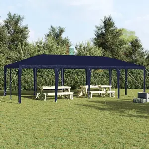 Party Tent VidaXL 8x4 m Blue PE — outdoor event canopy, polyethylene cover