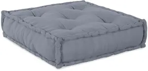 Модульная пуф VidaXL 70×70×54 см Серый Ткань