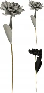 Artificial chrysanthemum plant kwiaydonice CHRYZANTEMA with glitter, 85 cm height
