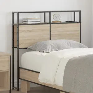 Изголовье с хранением VidaXL Sonoma Oak 100 см