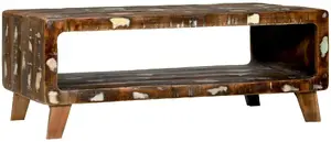 Kafijas galdiņš VidaXL modelis 4104530 90×50×35 cm no atjaunotas cietkoksnes
