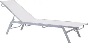 Dārza atpūtas krēsls Beliani NOLI, modelis 221648 — balts