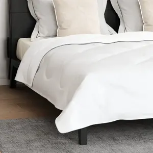 Одеяло с подушкой VidaXL 3 шт Белый 200 x 200 см Микрофибра