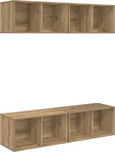 Настенный шкаф для телевизора VidaXL модель 3393533 цвет дуб artisan 37 x 37 x 72 см