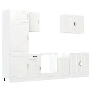 Kitchen/dining storage cabinet VidaXL 3314780 — set of 7 units