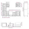 Kitchen/dining storage cabinet VidaXL 3314780 Photo 8