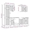 Kitchen/dining storage cabinet VidaXL 3314780 Photo 11