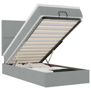 Кровать VidaXL 3313085 — 1600×2030 мм, высота 1280 мм, нагрузка до 280 кг