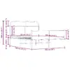 Каркас кровати VidaXL 4100391 Photo 9