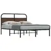 Каркас кровати VidaXL 4100306 дуб 142×196×100 см Photo 2