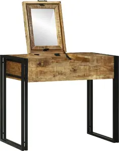 Туалетный стол VidaXL 90x50x75 см из массива манго