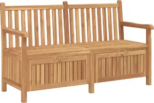 Садовая скамья‑сундук VidaXL модель 42001960 коричневая 150 x 60 x 90 см