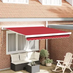 Ткань для маркизы VidaXL ручной 300 x 250 см — красная