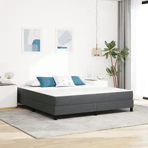VidaXL kabatas atsperu matracis 180x200x20 cm tumši pelēks