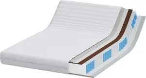 Mattress VidaXL 140 x 190 cm White — 100% Polyester