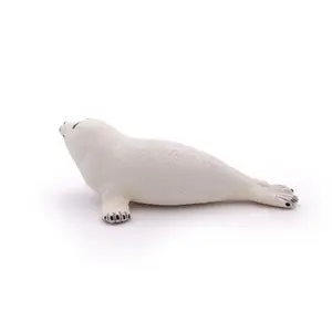 Figure Papo Baby Seal PVC collectible figure, white, suitable from 3 years