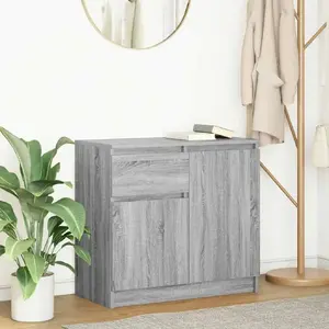 Комод VidaXL Сонома серый 71×35×65 см фанера