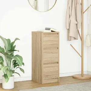 Комод VidaXL Sonoma Oak 29,5×34×76 см клееная древесина