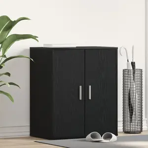 Тумба для обуви VidaXL модель 862682, черный дуб, дерево, 60 x 35 x 70 см